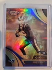 2018 NFL Certified, Jared Goff, Gold Team Mirror Blue 33/50