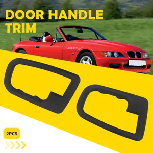 Black Interior Right&Left Door Handle For Trims 1992 1993-1999 BMW 3-Series E36 - Picture 1 of 16
