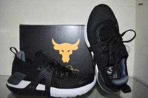 Under Armour Kids' Grade School Project Rock 4 Sneakers 3023697 001 Black NIB - Picture 1 of 3
