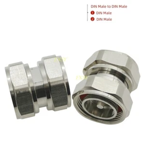 1pcs 7/16 DIN Male - 7/16 DIN Male RF Coaxial Converter Coax Adapter DIN-DIN M/M - Picture 1 of 5