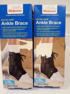Walgreens-Deluxe Laced Ankle Brace(s)- L/XL-(L or R) Foot- combo bonus Buy! - Bild 1 von 3