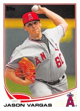 2013 Topps Update #US229 Jason Vargas Angels NM-MT 