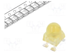 LED 5500÷12000mcd SMD 20mA 4,2x4,2x6,5mm bernsteinfarben 30° - Bild 1 von 1