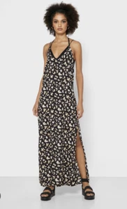 Topshop Tie Dye Backless Spot Print Maxi Beach Dress BNWT Medium RRP £30. - Picture 1 of 15