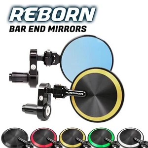 Espejos retrovisores de extremo de barra plegables Gold REBORN para Aprilia Dorsoduro 900 17 18 19 20 - Imagen 1 de 10