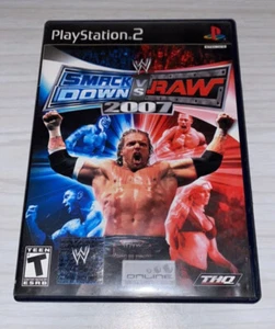 PlayStation 2 PS2 Game WWE Smackdown VS Raw 2007 CIB Complete In Box - Picture 1 of 2