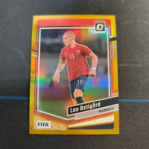 2023-24 Panini Donruss Gold Prizm /10 LEO OSTIGARD #43 Norway A2 - Bild 1 von 2