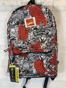 Marvel Backpack Kids 17" School Bag Book Bag Travel Spiderman Iron Man Boy Girl - Picture 1 of 9