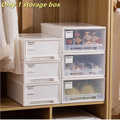 5L/13L Closet Organizer Box Underwear Clothes Socks Storage Compartment Drawer - Image 1 of 4