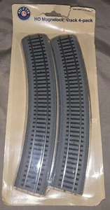 NEW Lionel HO MagneLock Curved Train Track (871818020-265) 4 Pack - Picture 1 of 2