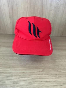 Mt Helmets Baseball Cap Hat Embroidered Logo Motorcycle Size Large Red - Picture 1 of 7