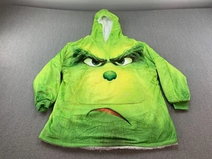 The Grinch Oversized Fleece Hoodie M Green Grinchmas Sherpa Lined Snuggle Soft - Picture 1 of 14