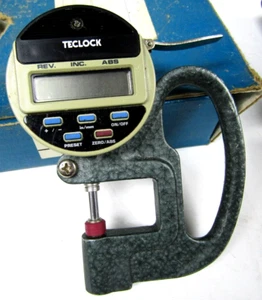 🔥TECLOCK SID-540 DIGITAL THICKNESS GAUGE .5"/ 12.7mm W/ HANDLE - Picture 1 of 10