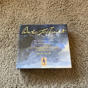 The Testament of Bach Jordi Savall (3 CDs w Kunst, Opfer) - Alia Vox AV9819 A/C - Picture 1 of 4