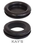 Rubber Open / Closed Grommet - Blind Cable Hole Blanking Wiring Grommets 20/25mm
