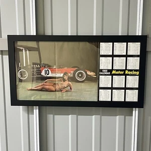 Lotus Formel 3 Motorsport Kalender 1969 Poster gerahmt 24x12 Vintage Magazin - Bild 1 von 8