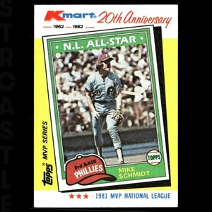Carta Baseball 1982 Topps MVP Series Mike Schmidt Philadelphia Phillies ⚾ - Foto 1 di 3