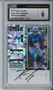 2017 Panini Contenders - Rookie Ticket RPS Kenny Golladay #339 (AU, RC) - Picture 1 of 2