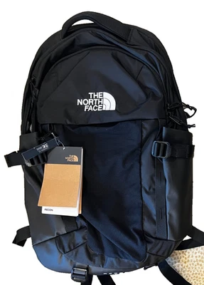 NWT The North Face Unisex RECON Day Travel Hike Student Backpack Black NEW - Image 1 of 4