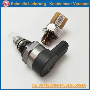 Fuel Rail Pressure Valve + Sensor für AUDI VW SEAT SKODA 2.0 3.0 TDi 057130764H - Picture 1 of 14