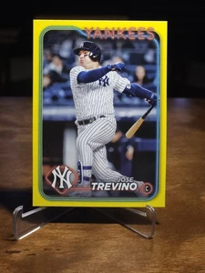 2024 Topps Update Series - Jose Trevino #US228 Yellow - Picture 1 of 2