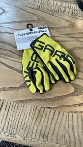 NWT! Yellow Louis Garneau Women’s Ditch Mtb Cycling Bike Gloves Size Medium - Picture 1 of 4