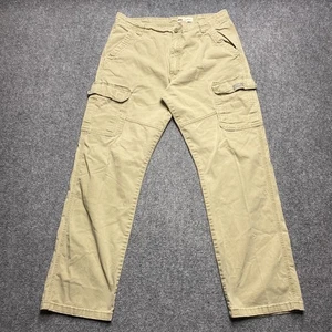 Pantalones Wrangler Hombres 36x31 Beige Bolsillo de Carga Recto Senderismo Pesca Exterior A2 - Imagen 1 de 12