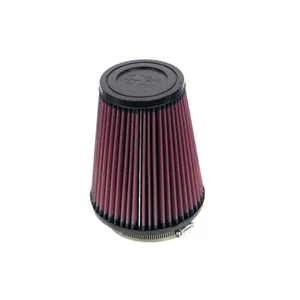K&N RF-1031 Universal 5.75" Base Dia. Round Tapered Red Cotton Gauze Air Filter - Picture 1 of 5