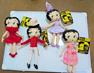 betty boop kellytoy vtg nwt set of 4 holiday 7.5" easter (2) xmas valentines - Picture 1 of 10