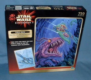 PUZZLE STAR WARS 18" X 24" 750 PIEZA ENTRELAZADA - HASBRO - 1999 - NUEVO SIN USAR, EN CAJA ORIGINAL - Imagen 1 de 4