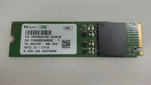 SK Hynix 128GB M.2 2280 NVMe Internal SSD HFM128GDJTNG-8310A - Afbeelding 1 van 2
