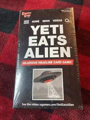 Yeti Eats Alien Hilarante Juego de Cartas Titular - Juegos Universitarios Juego de Fiesta para Adultos Foto 1 de 2