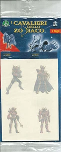 CAVALIERI DELLO ZODIACO (SAINT SEYA) 4 TATUAGGI E 4 ADESIVI (Giochi Preziosi)-S - Foto 1 di 5