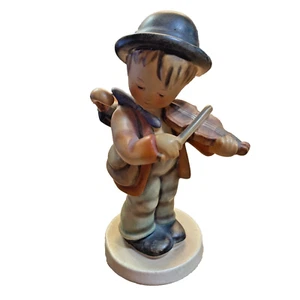1940-50s Vintage Hummel Goebel Figurine # 4 "Little Fiddler" Full Bee, Germany - Picture 1 of 8