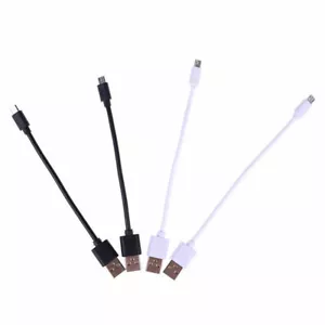 Court Micro USB Sync Données Câble Chargeur Pour Samsung S7 Note HTC LG Bank GB - Imagen 1 de 15