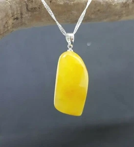 Natural Genuine Baltic Amber Butterscotch Pendant No Enhancement - Bild 1 von 4