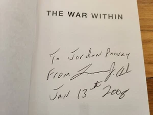 Lawrence J. Clark SIGNED The War Within 20 Years in Gulf War First Edition COA - Imagen 1 de 6