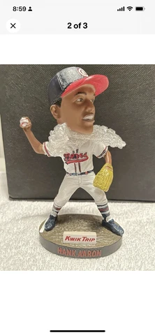 Hank Aaron Bobblehead, Eau Claire Express Full-size Cover