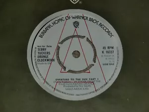 TERRY TUCKERS ORANGE CLOCKWORK. OVERTURE IN THE SUN 1 & 2. WARNER (RARE PROMO) - Imagen 1 de 2