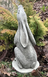 Luna the Moon Gazing Hare Stone Garden Ornament