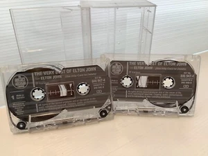 The Very Best Of Elton John Double Cassette 1990 Missing Inlay - Picture 1 of 4