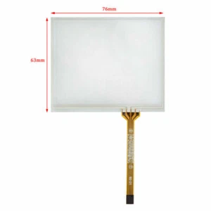 Sensor de panel de vidrio de pantalla táctil resistiva de 3,5 pulgadas 76*63 mm 4 cables - Imagen 1 de 3