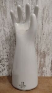 Vintage Rubber Glove Mold #12 Meyer China Beaver Falls 19 " White Porcelain