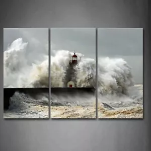 Lighthouse Wall Art Lighthouse Gift Canvas Picture Wall Decor The Picture Pri... - Picture 1 of 8