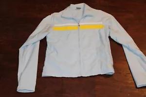 Nike Vintage Blue Light Jacket Girls Chidrens Small Shirt - Picture 1 of 4