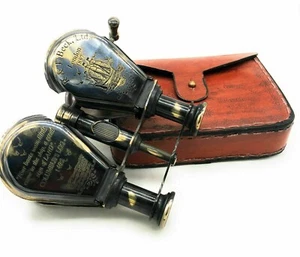 Antique Brass Binocular Maritime Vintage Gift Nautical Monocular Telescope Gifts - Picture 1 of 4