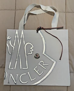 Moncler Gift Paper Bag Shopping Tote Medium 12"x 14"x 5" Authentic - Picture 1 of 4