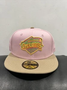 New Era Brooklyn Cyclones Sherbet Collection 59FIFTY Fitted Hat Pinkcam 7 1/8 - Picture 1 of 8