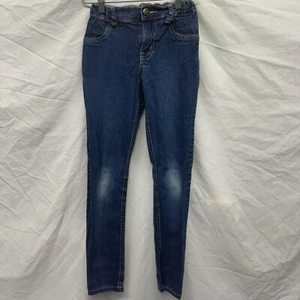 CHILDREN'S PLACE Denim JEGGINGS Size 12 Stretch- Adjustable Waist- Heart Pockets - Picture 1 of 10