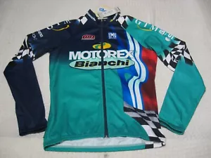 SMS Santini Bianchi MOTOREX Manitou LANGARM X-Large Radtrikot Shirt NEU - Bild 1 von 9